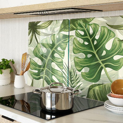 Tabla de cortar hojas tropicales