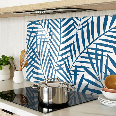 Tabla para cortar Hojas de palma en tonos azules