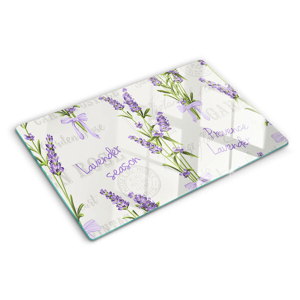 Tabla de cocina Inscripciones en lavanda y provenzal