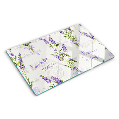 Tabla de cocina Inscripciones en lavanda y provenzal