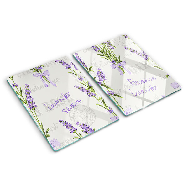 Tabla de cocina Inscripciones en lavanda y provenzal