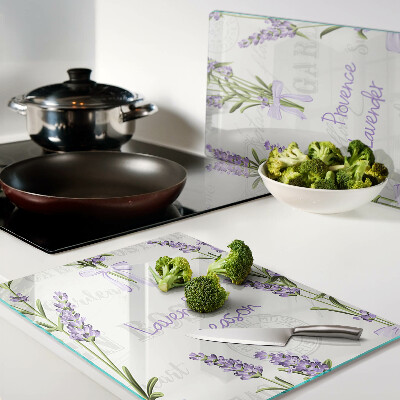 Tabla de cocina Inscripciones en lavanda y provenzal