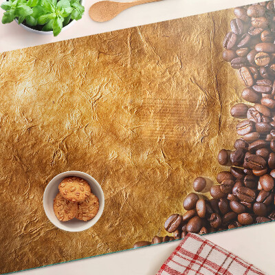 Tabla de cocina Patrón de café y cuero