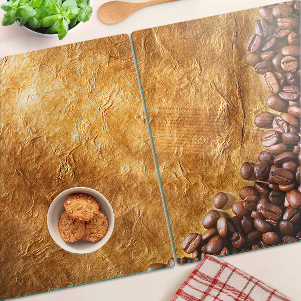 Tabla de cocina Patrón de café y cuero