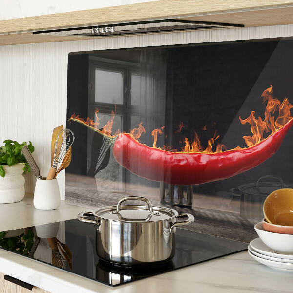 Tabla para cortar Fuego y chile