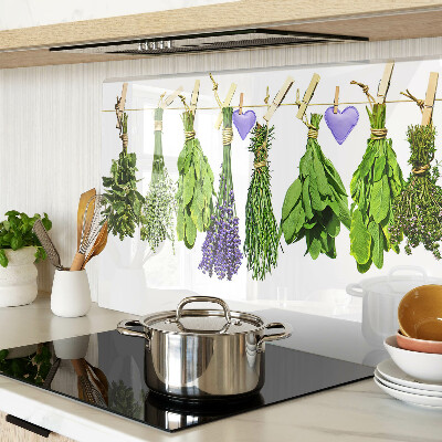 Tabla de cortar Hierbas en una cuerda