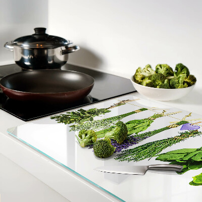 Tabla de cortar Hierbas en una cuerda