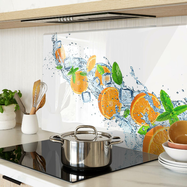 Deska kuchenna szklana Cytrusy w wodzie