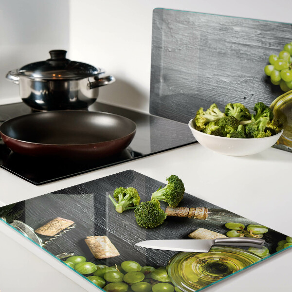 Tabla para cortar Vino y uvas