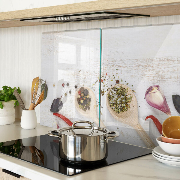 Tabla de cortar de cristal Especias y hierbas