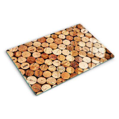 Tabla de cortar corchos de vino
