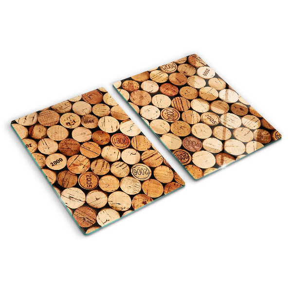 Tabla de cortar corchos de vino