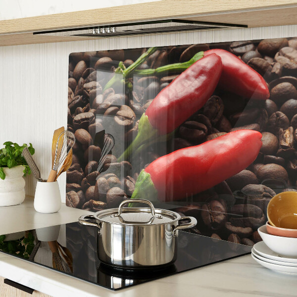 Tabla de cortar de cristal Café y chiles