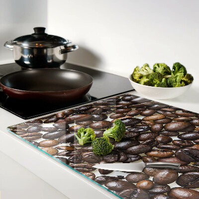 Deska kuchenna szklana Ziarna kawy