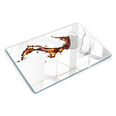 Tabla de cortar Café y una bebida refrescante