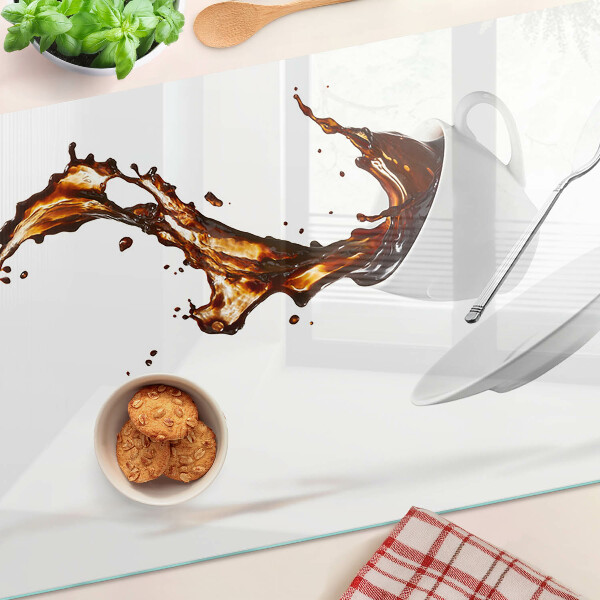 Tabla de cortar Café y una bebida refrescante