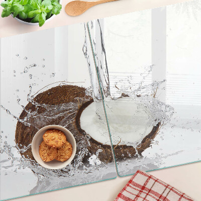 Tabla de cocina Coco con agua y chorreado