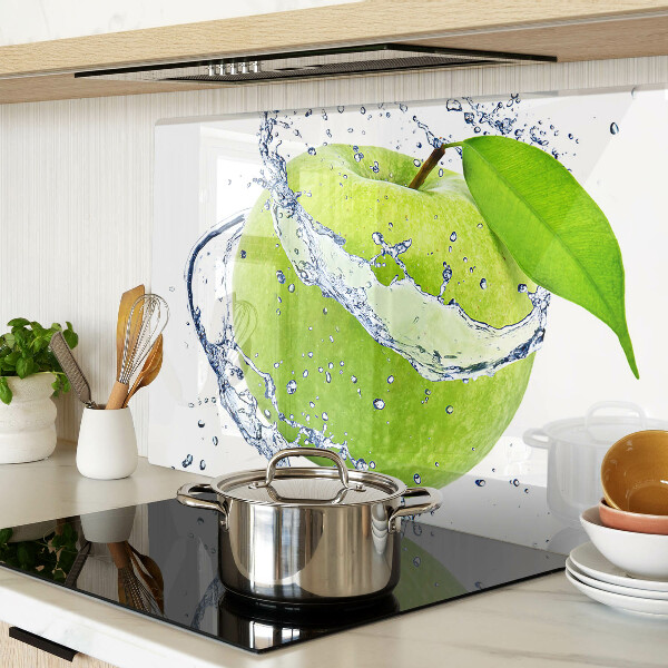 Tabla de cortar Manzana en agua