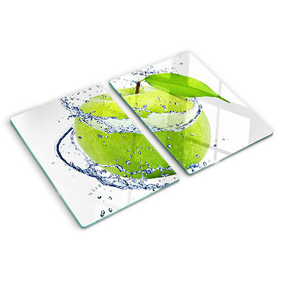 Tabla de cortar Manzana en agua