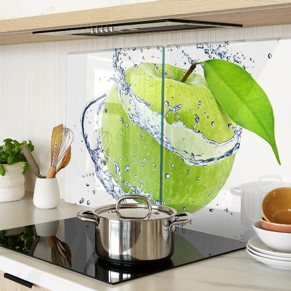 Tabla de cortar Manzana en agua