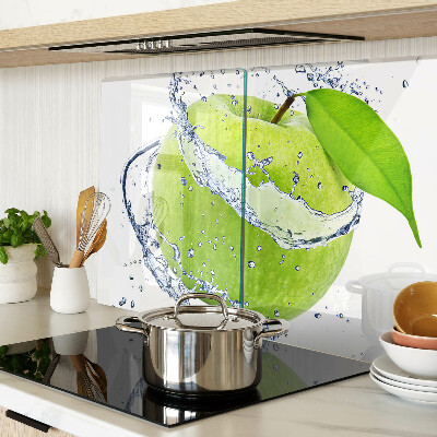 Tabla de cortar Manzana en agua