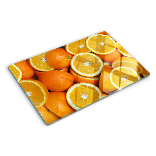 Tabla para cortar naranjas en rodajas