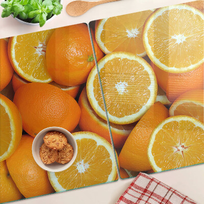 Tabla para cortar naranjas en rodajas