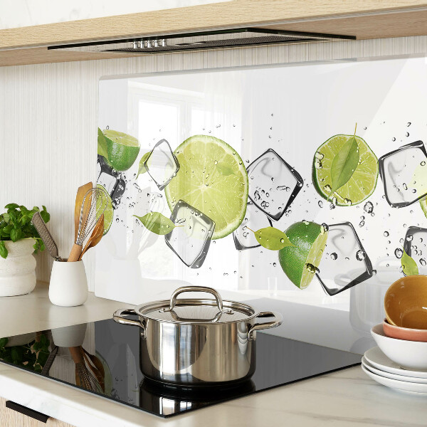 Tabla de cocina Limones con hielo en agua