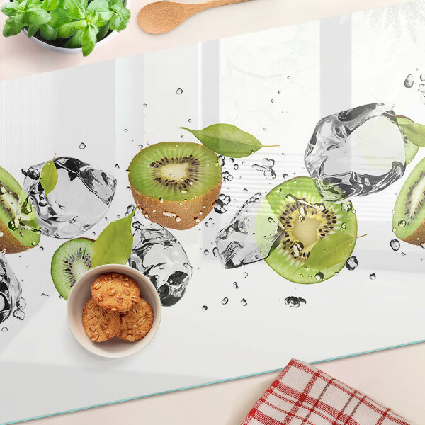 Tabla de cortar de cristal Fruta en hielo