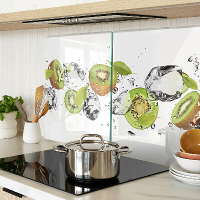 Tabla de cortar de cristal Fruta en hielo