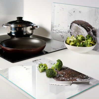 Tabla de cortar Coco en agua