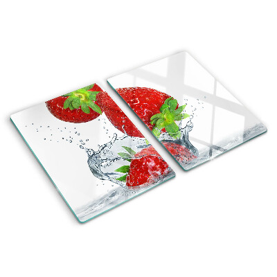 Tabla de cocina Fresas en agua