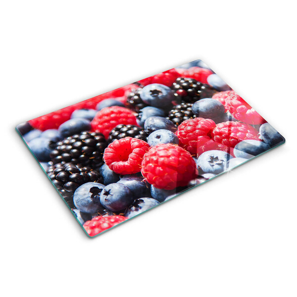 Tabla de cortar de cristal Frutos del bosque