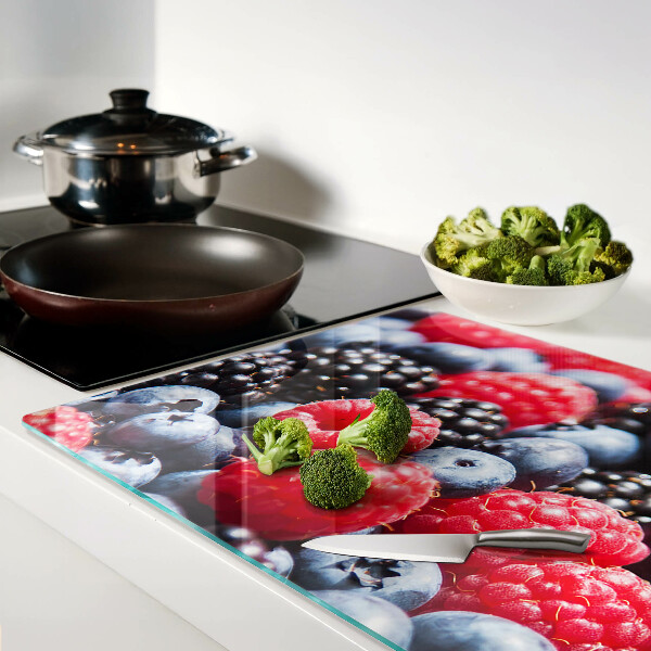 Tabla de cortar de cristal Frutos del bosque