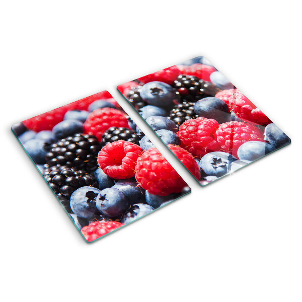 Tabla de cortar de cristal Frutos del bosque