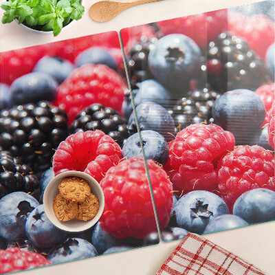 Tabla de cortar de cristal Frutos del bosque