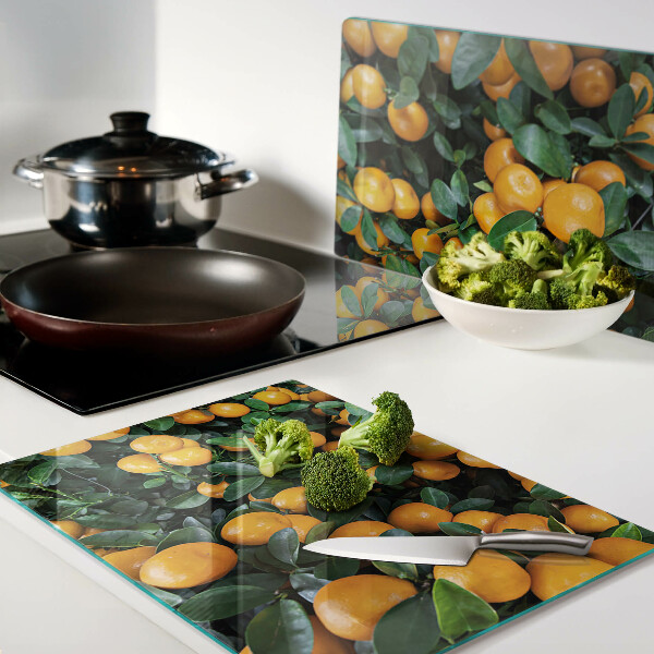 Tabla para cortar Mandarinas en las ramas