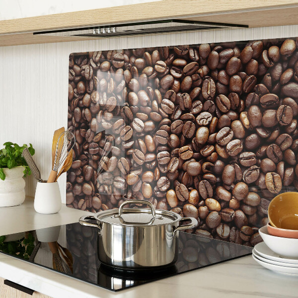 Tabla de cortar de cristal Granos de café