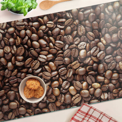 Tabla de cortar de cristal Granos de café