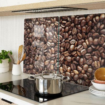 Tabla de cortar de cristal Granos de café