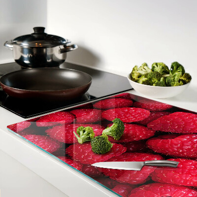 Tabla de cortar Frambuesas al fondo