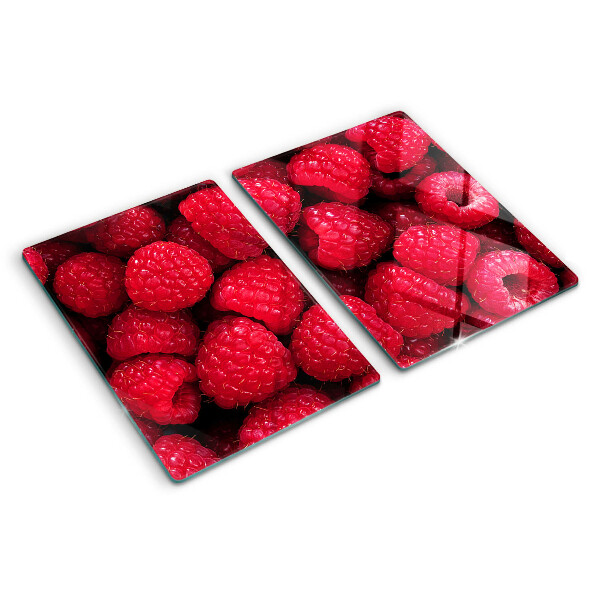 Tabla de cortar Frambuesas al fondo