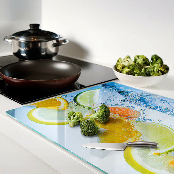 Szklana deska do krojenia Cytrusy w wodzie