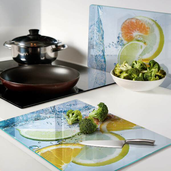 Szklana deska do krojenia Cytrusy w wodzie