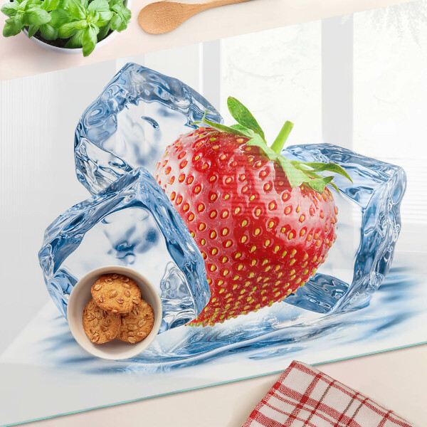 Tabla de cocina Fresa en hielo