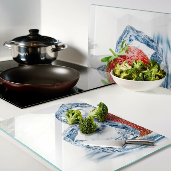 Tabla de cocina Fresa en hielo