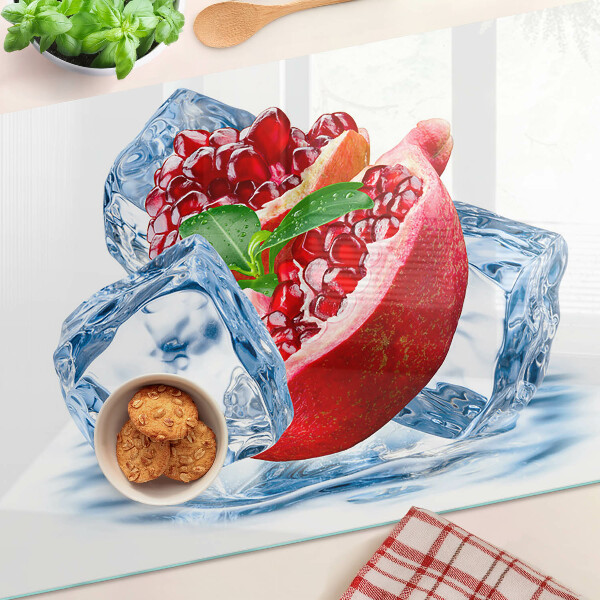 Tabla para cortar Granada en hielo