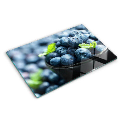 Tabla de cortar de cristal Bayas en un bol