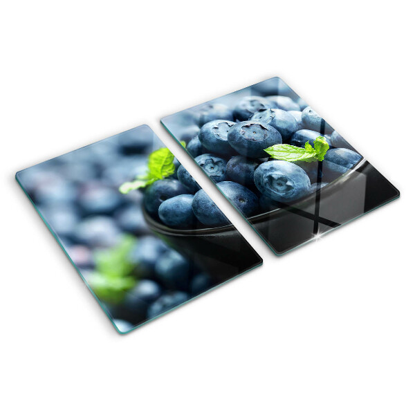 Tabla de cortar de cristal Bayas en un bol