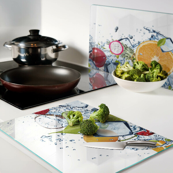 Tabla de cocina Fruta y hielo